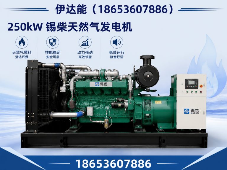 潍坊滨海经济技术开发区天然气发电机组展示图